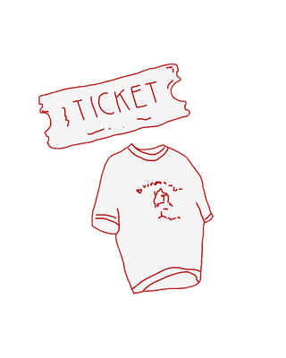 Blinkende Lygter Billet + T-Shirt